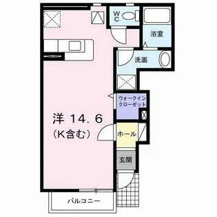 クリスマスローズⅢ【1階】の間取り