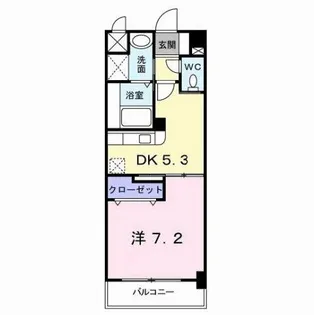 ハミングバード上吉田【3階】の間取り