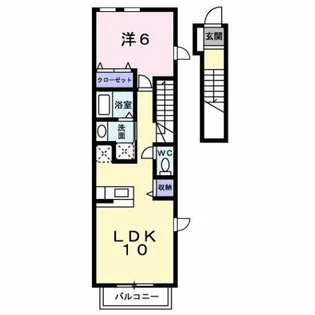 クリスマスローズ【2階】の間取り