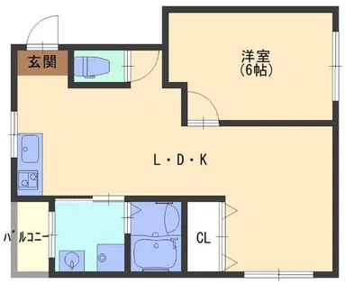 田原マンション【3階】の間取り