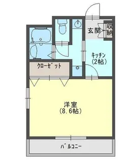 フィオーレ滝井【2階】の間取り