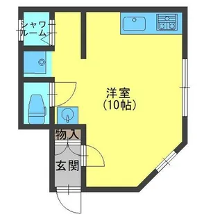 ロイヤルハイツ石原【1階】の間取り