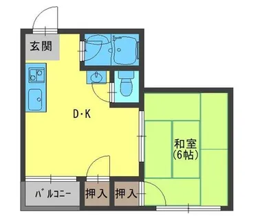 メゾンまどか【3階】の間取り