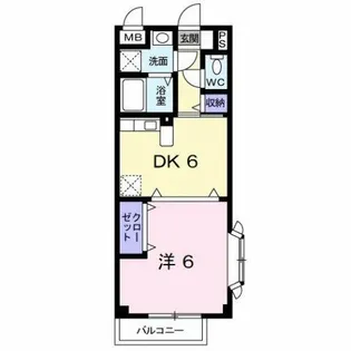 サンライフ徳力【1階】の間取り