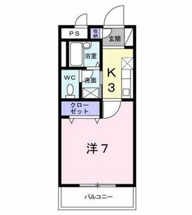 サンパーク田原【1階】の間取り