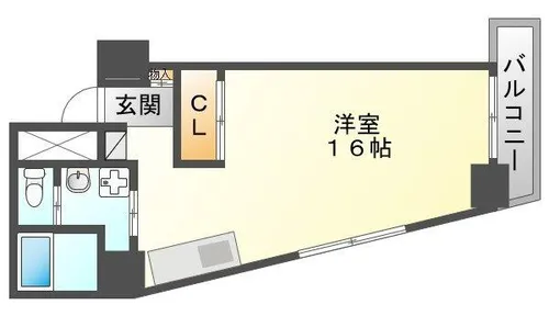 ブランリス古川橋【5階】の間取り