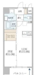 ATKレジデンスなんば【3階】の間取り