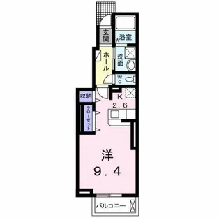 アライブ・マツバラ Ⅰ【1階】の間取り