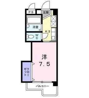 アビタシオン柳町【2階】の間取り