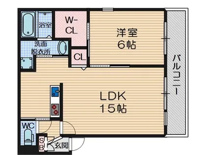 ダイヤ・イースト【2階】の間取り