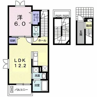 フォルシュ【3階】の間取り