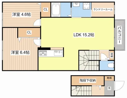 グラン ジュテ S【0203号室】の間取り