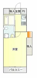 エトス大名【310号室】の間取り