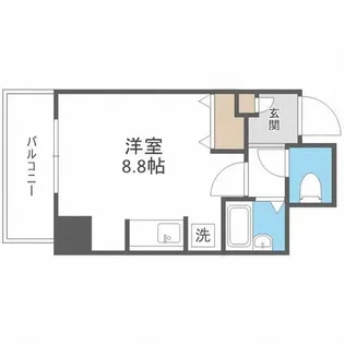 WEST10【8階】の間取り