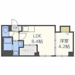 クラッセ知事公館前【3階】の間取り