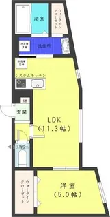peche裏参道【2階】の間取り