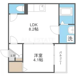 グラン ロイヤル【1階】の間取り