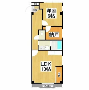 パークレジデンス北野田【1階】の間取り
