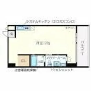 アドバンス心斎橋NEXTURE【9階】の間取り