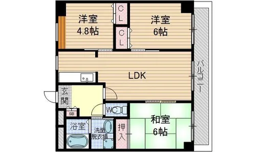 ほくと【1階】の間取り