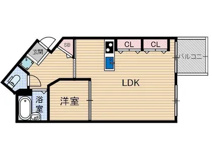 ノースウィング【301号室】の間取り