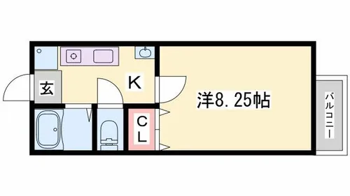 エトランス東洋高前【201号室】の間取り