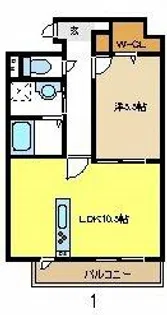 コンフォルト【2階】の間取り