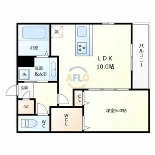 Sereno照ヶ丘【1階】の間取り