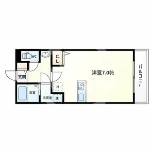 ウエストランドK【206号室】の間取り