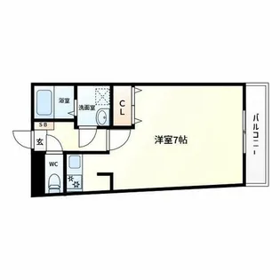 ウエストランドK【303号室】の間取り