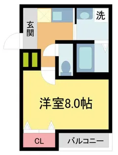 フジパレス西宮北口VI番館【1階】の間取り