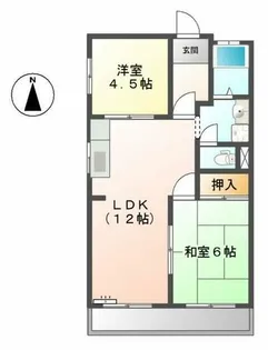 シャトー一宮【3階】の間取り