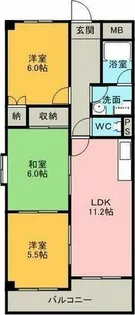 ベルグリーン【3階】の間取り