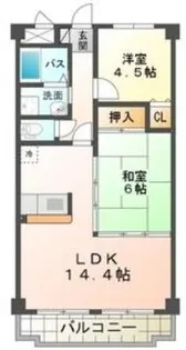 グレース21【3階】の間取り