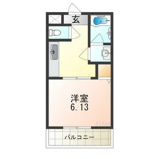 エステ・ラグーナ七番館【1階】の間取り