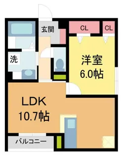 フィオーレ【3階】の間取り