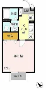 ビューテラス大針【2階】の間取り