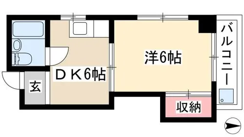 明治第11ビル【502号室】の間取り
