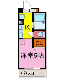 マルシェ書写【C-6号室】の間取り