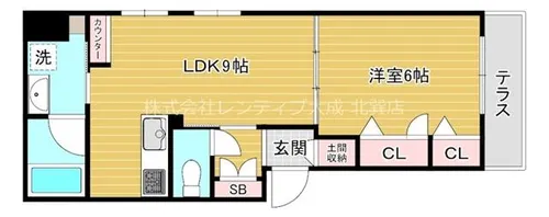 Curias【1階】の間取り