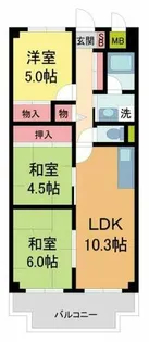 ホワイトボックスPARTII【2階】の間取り