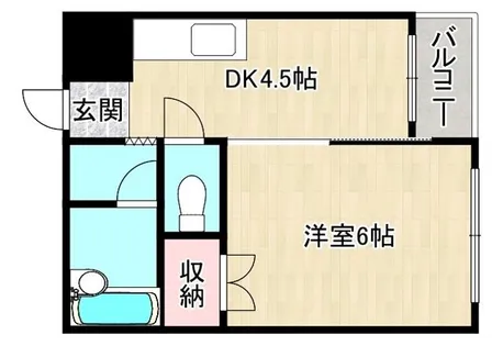 ハイム希夢毛馬【2階】の間取り