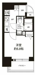 エグゼ大阪城イースト【8階】の間取り