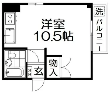 メゾン堀溝【2階】の間取り