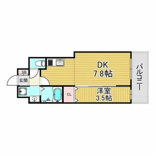 MAXIV尼崎【15階】の間取り
