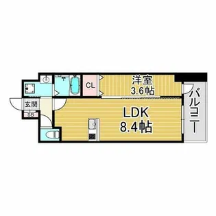 MAXIV尼崎【12階】の間取り