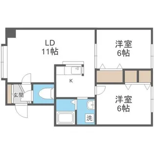 エルム20【101号室】の間取り