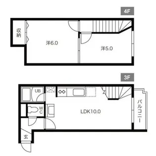 パルコート澄川【1階】の間取り