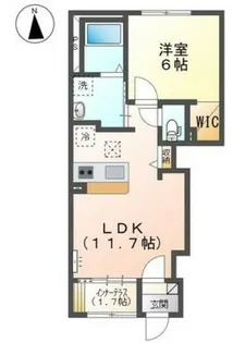 グリーンハーベスト【1階】の間取り