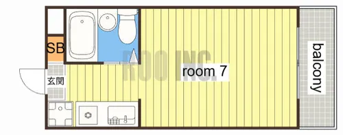 ウイングス北平野【3階】の間取り